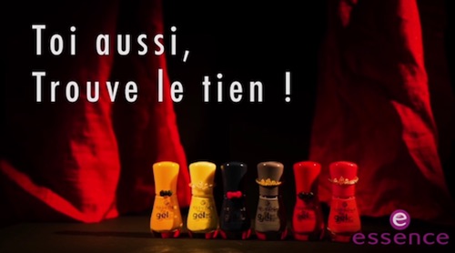 Miniature video d'une rangée de vernis à ongles